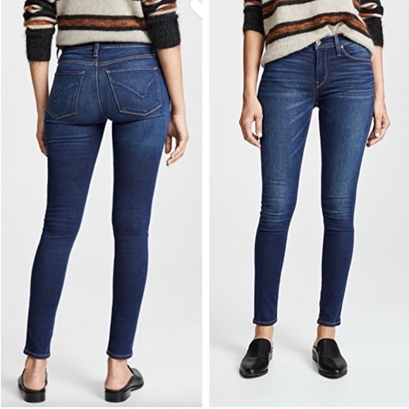 Hudson Skinny Jeans Blue 24 Extra Small - Picture 4 of 11